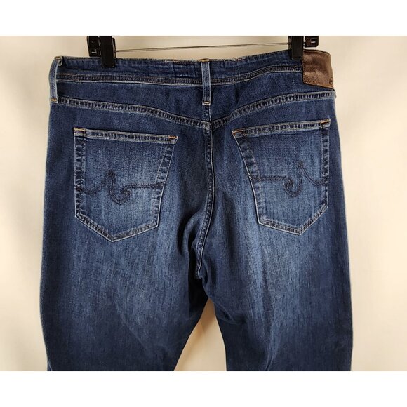 AG Adriano Goldschmied Jeans Mens 36x31 Everett Slim Straight Blue - Picture 9 of 11